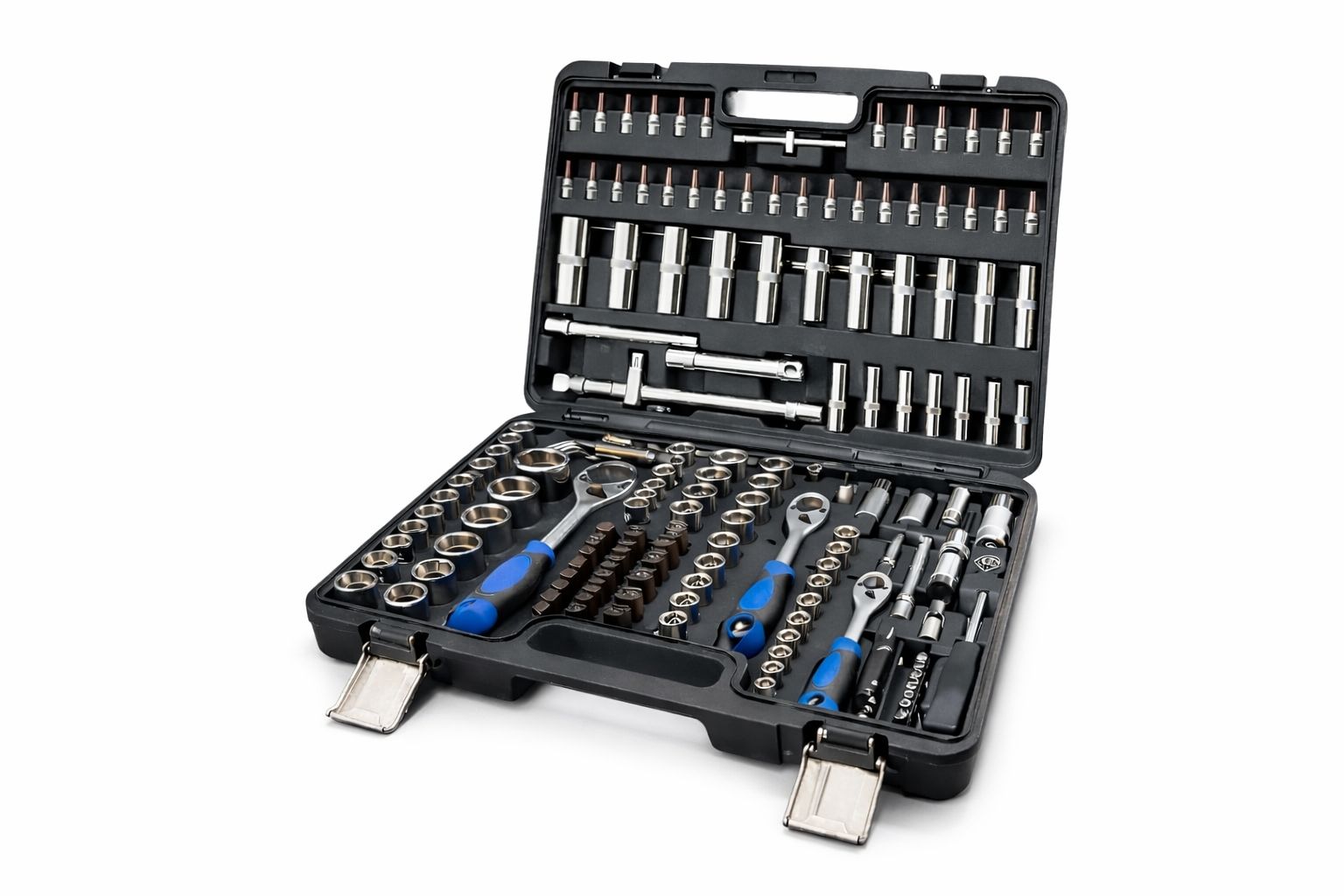 Profesionalni Set Gedora i Nasadnih Ključeva – 202 DIJELA