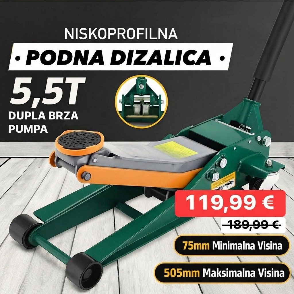 NISKOPROFILNA PODNA DIZALICA 5,5T