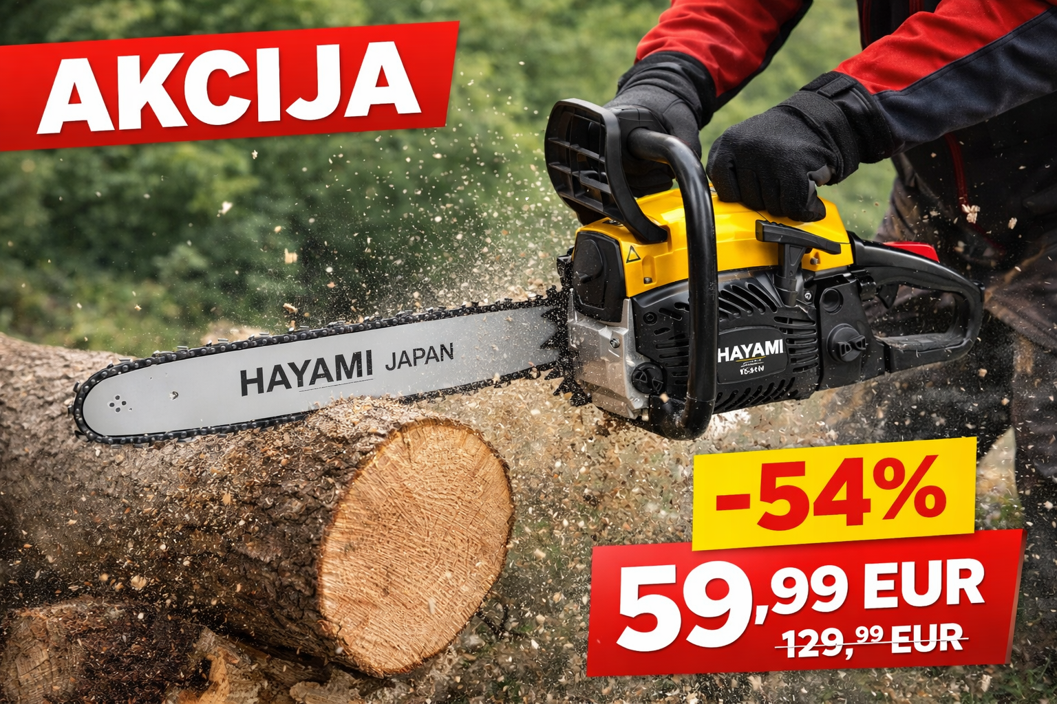 Motorna pila 16" (41 cm) – 3KS snage, Easy Start sistem