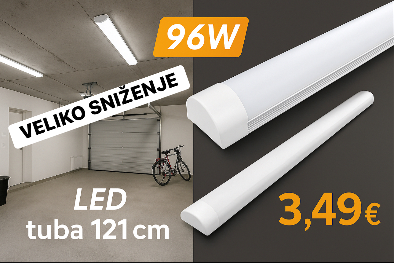 LED SVJETLO 121cm 96W