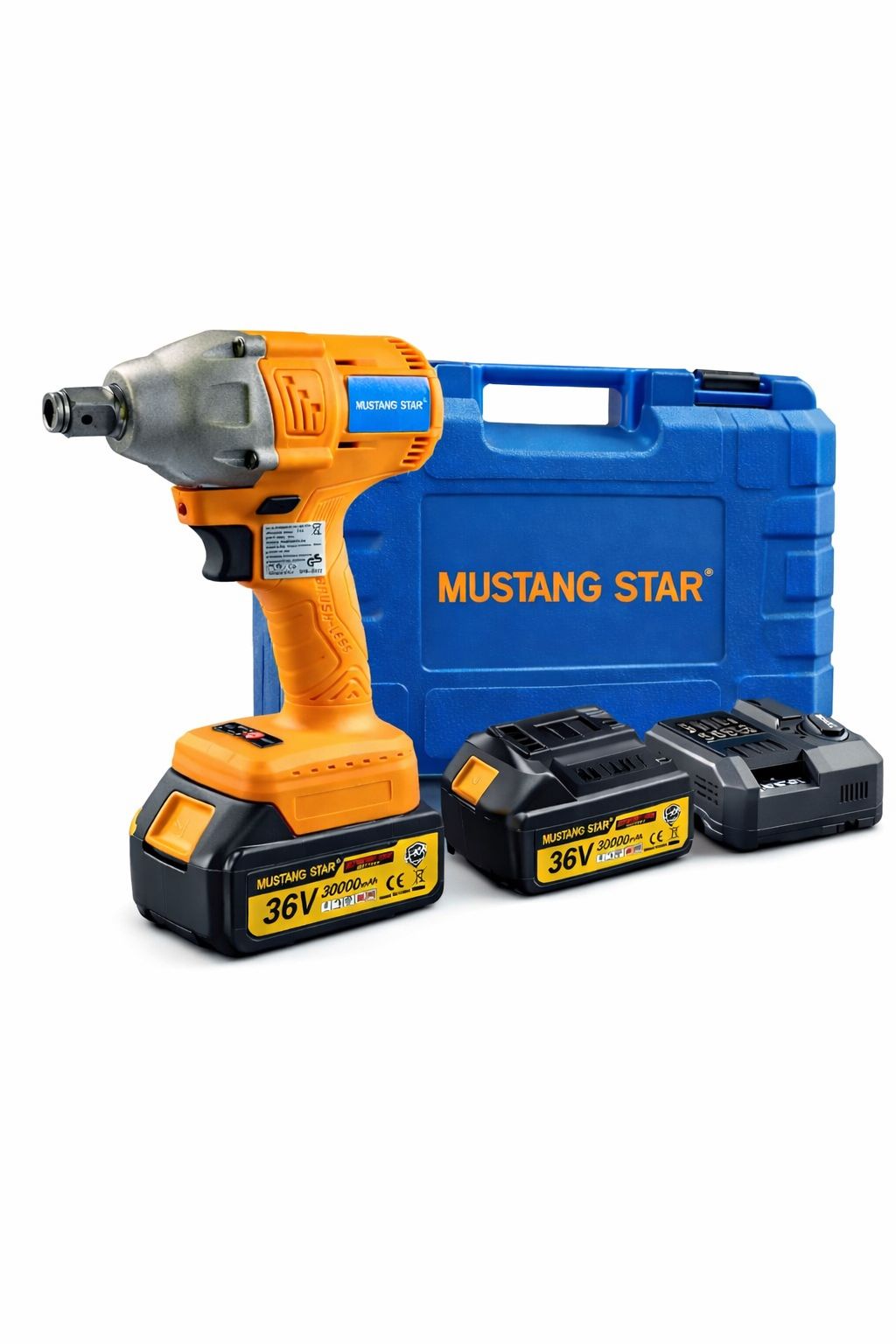 Mustang Star aku udarni odvijač 36V 475 Nm + 2 baterije i punjač